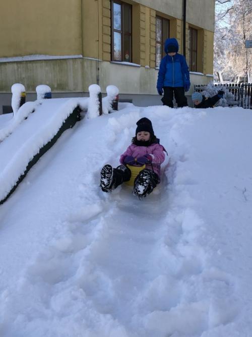 Užíváme si sněhovou nadílku